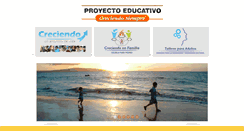 Desktop Screenshot of creciendo.vaneduc.edu.ar